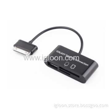 3 In 1 Card Reader Otg Connection For Samsung Galaxy Tab 